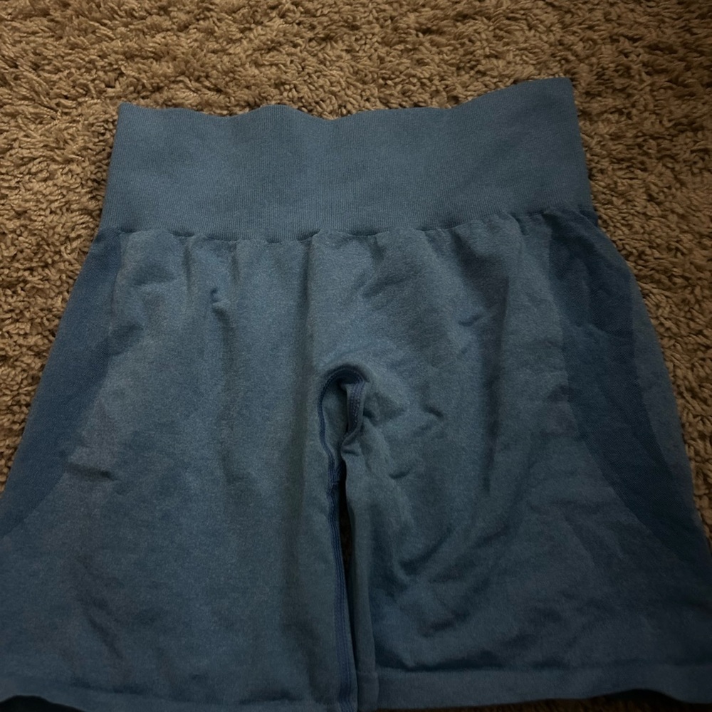 NVGTN Blue Bike Shorts for Women